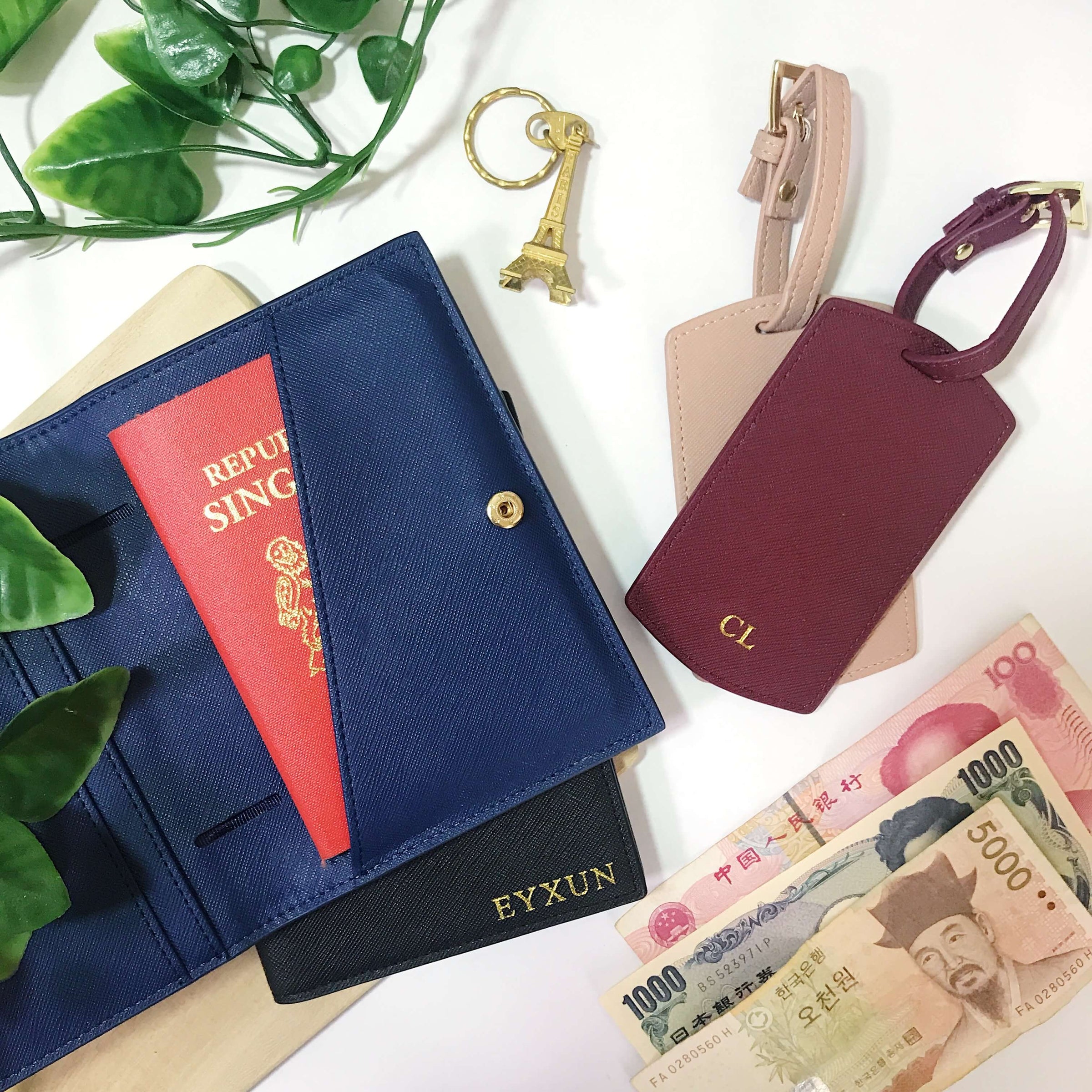personalised luggage tags from TheImprint