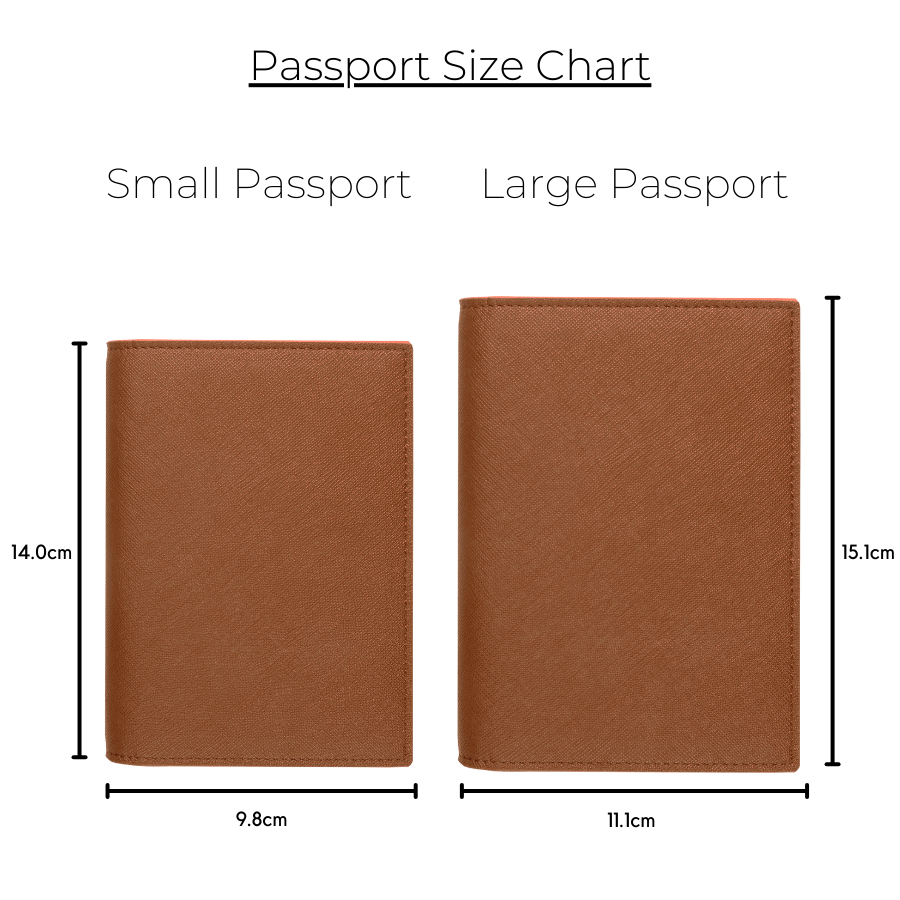 Saffiano Passport Cover | Caramel