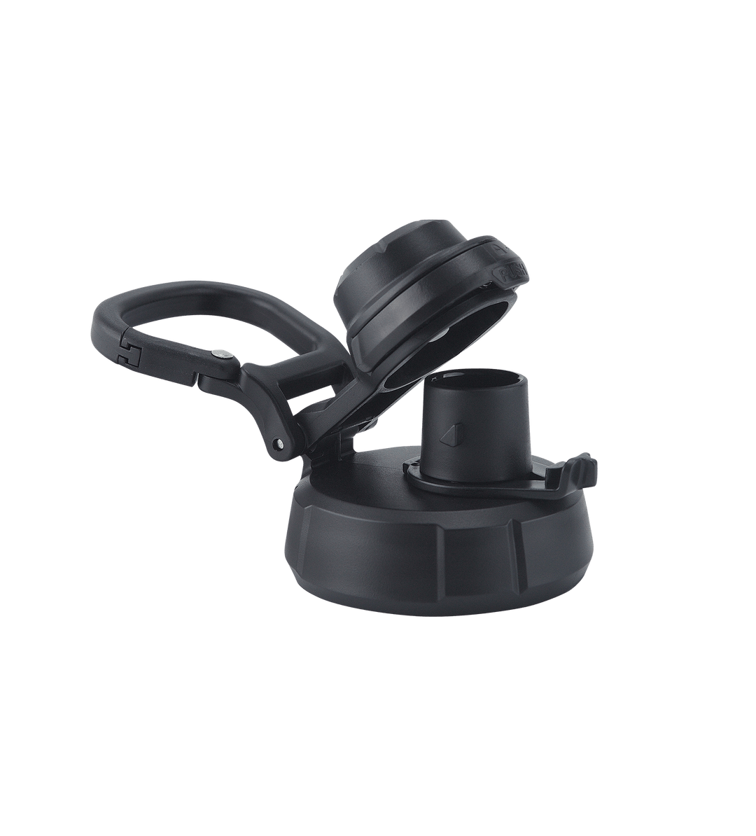 black sports cap for water bottle