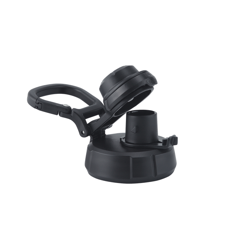black sports cap for water bottle