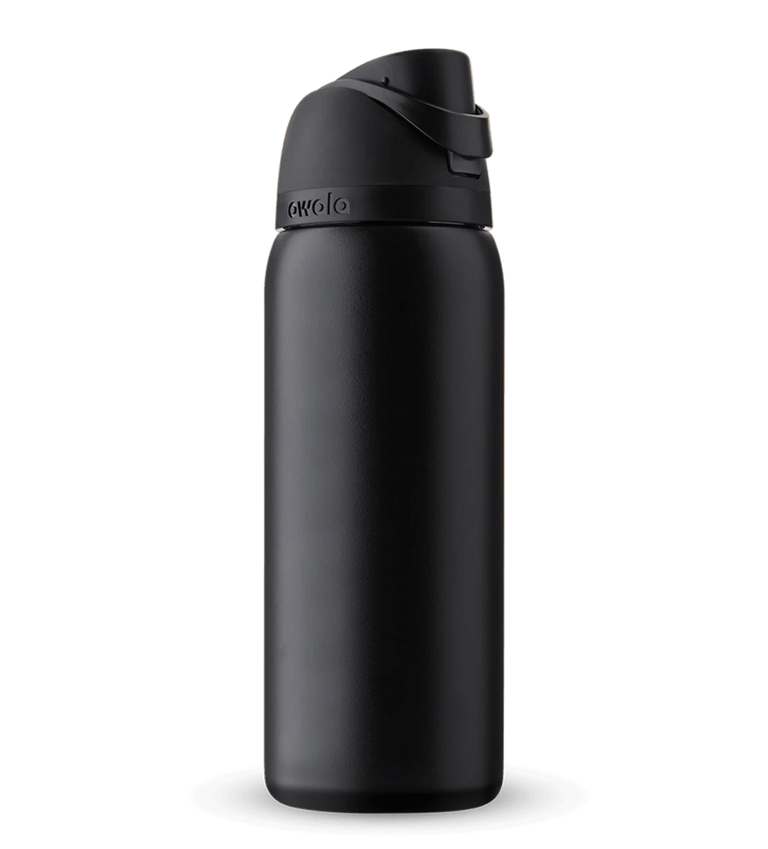 Black customised tumbler with black lid