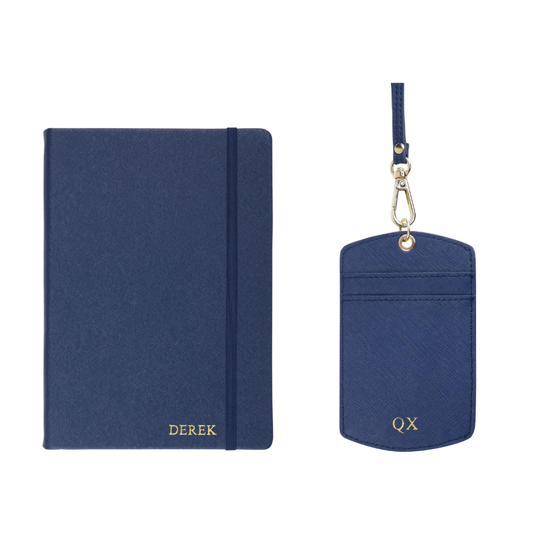 Work Bundle Set - ID Cardholder Lanyard & A5 Notebook - THEIMPRINT