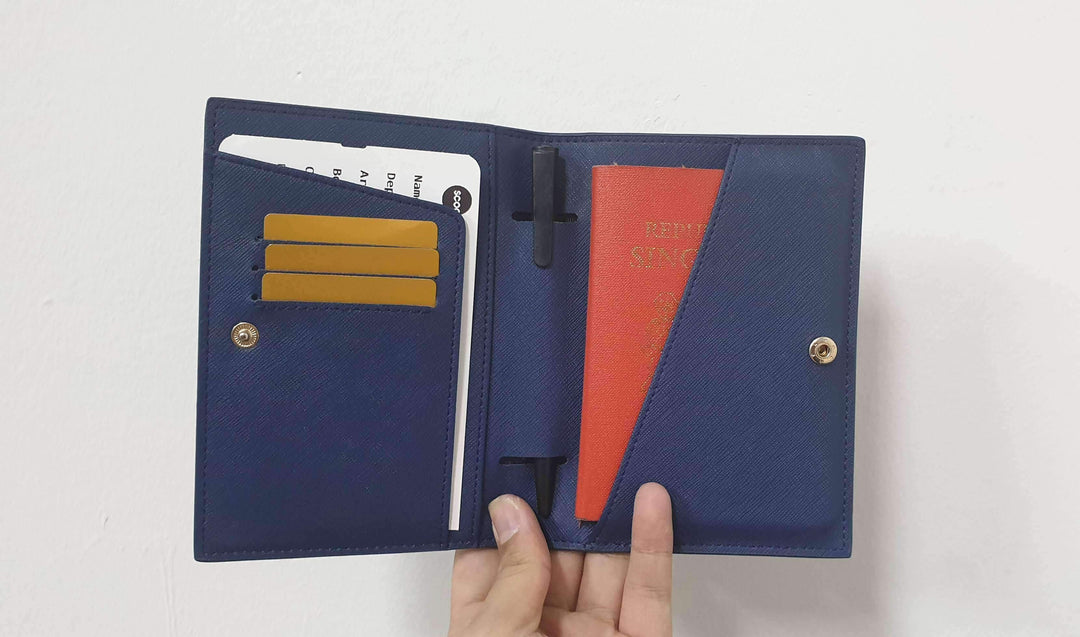 Black - Saffiano Passport Cover - THEIMPRINT