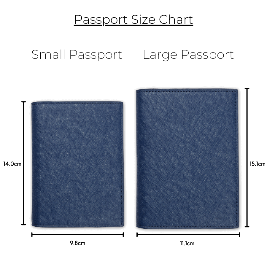 Saffiano Passport Cover | Navy
