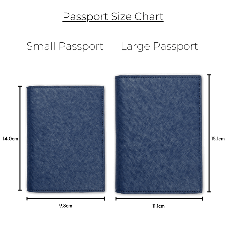 Saffiano Passport Cover | Navy