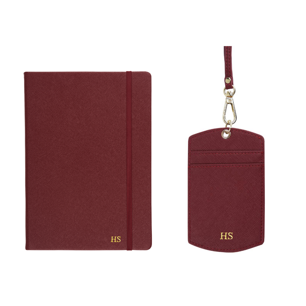 Work Bundle Set - ID Cardholder Lanyard & A5 Notebook - THEIMPRINT