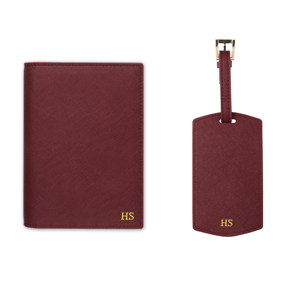 Travel Bundle Set - Passport Cover & Luggage Tag - THEIMPRINT