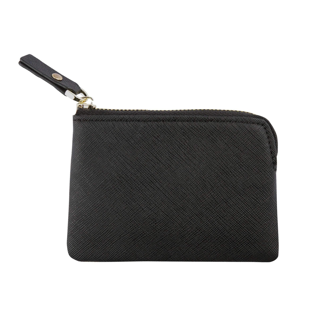 Black - Saffiano Coin Pouch - THEIMPRINT