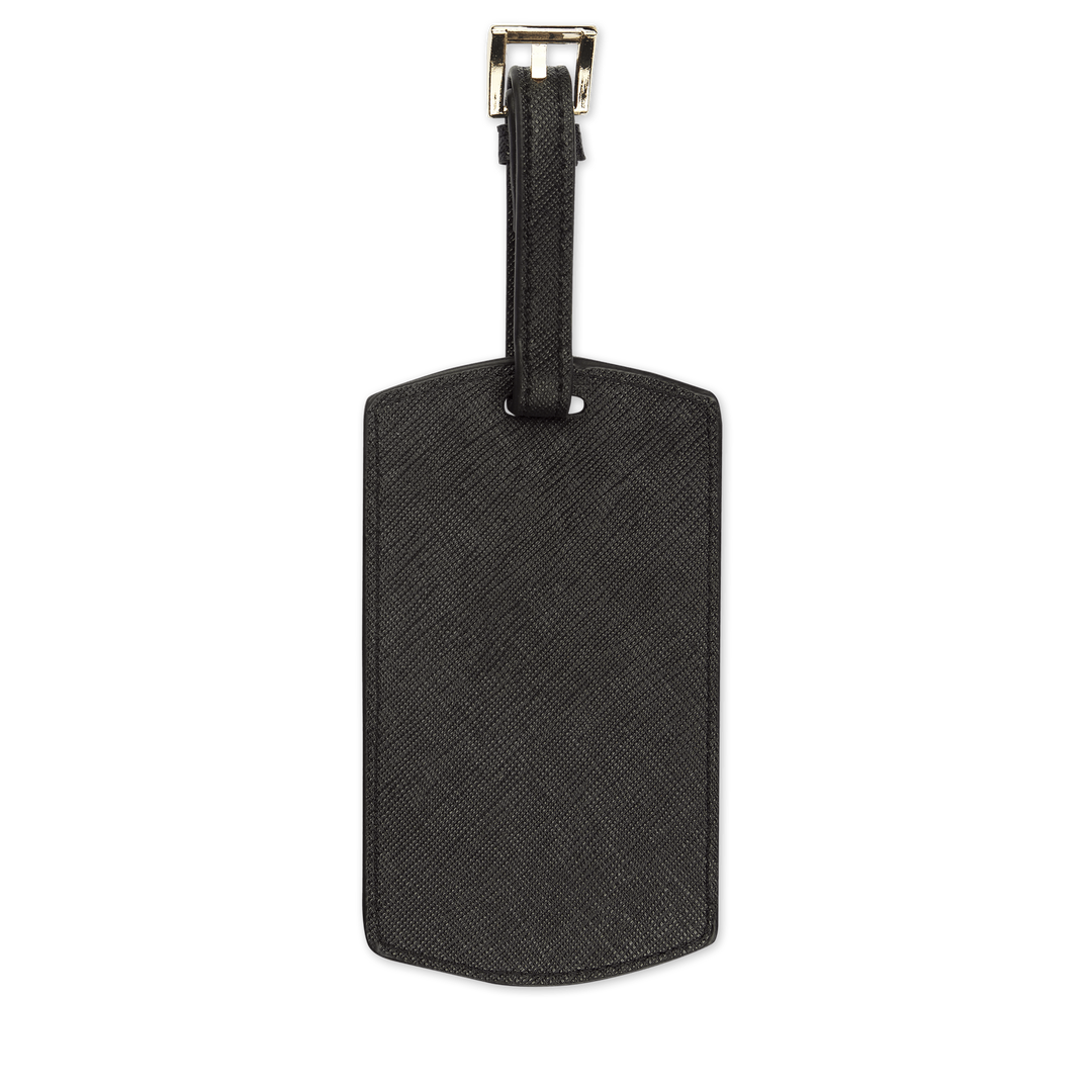 Black - Saffiano Luggage Tag - THEIMPRINT
