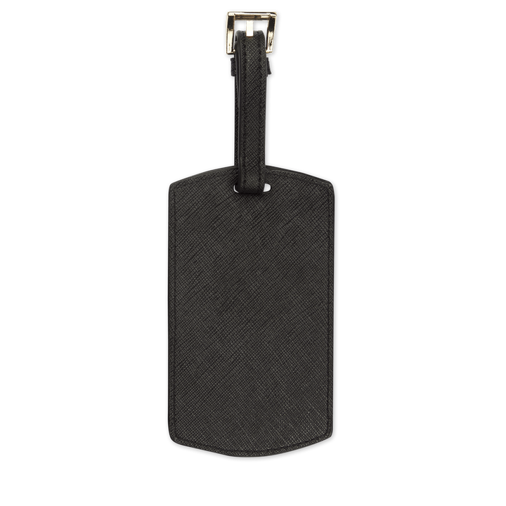 Black - Saffiano Luggage Tag - THEIMPRINT
