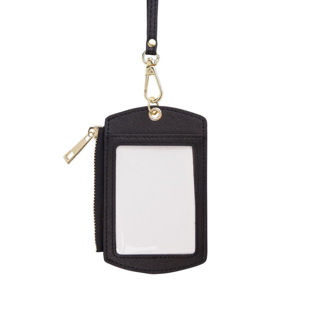 Black ZipLanyard Front