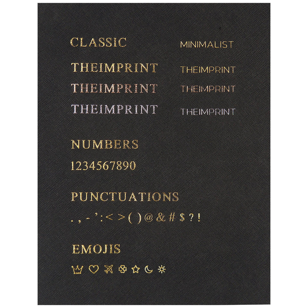 Black - Small Saffiano Pouch - THEIMPRINT