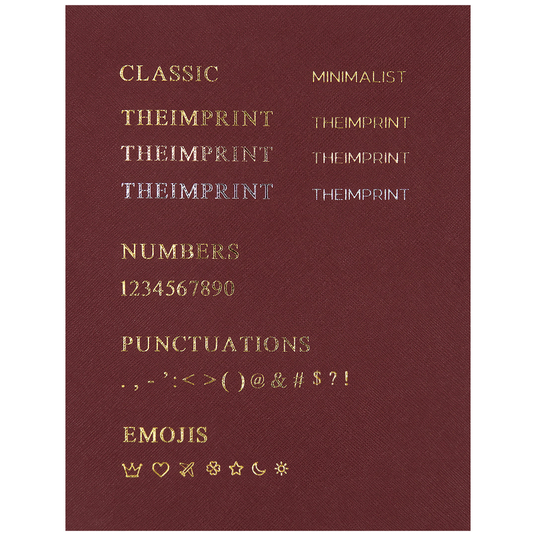 Burgundy - Saffiano Passport Cover - THEIMPRINT