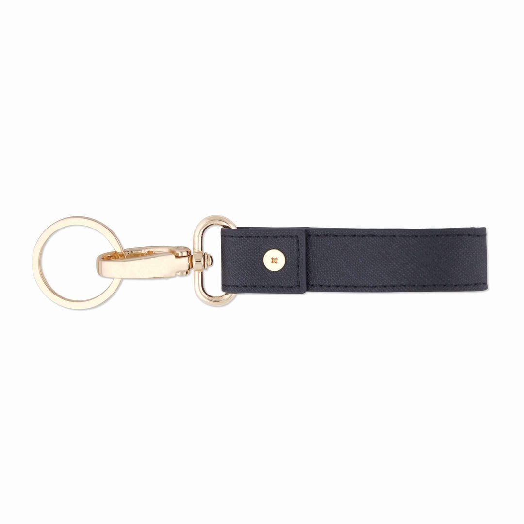 Black - Saffiano Keychain - THEIMPRINT