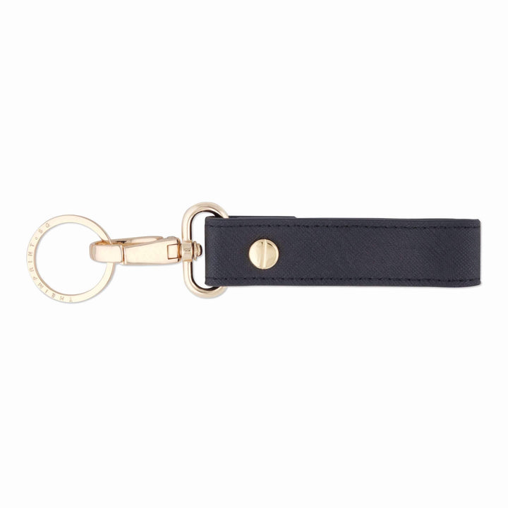 Black - Saffiano Keychain - THEIMPRINT