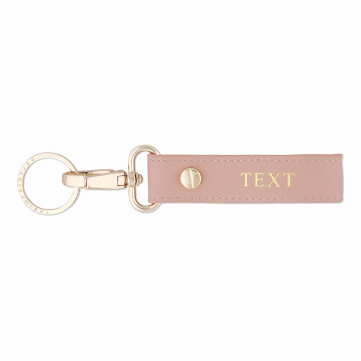 Nude - Saffiano Keychain - THEIMPRINT