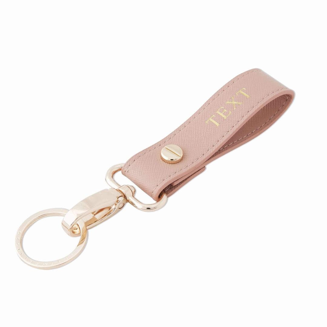 Nude - Saffiano Keychain - THEIMPRINT