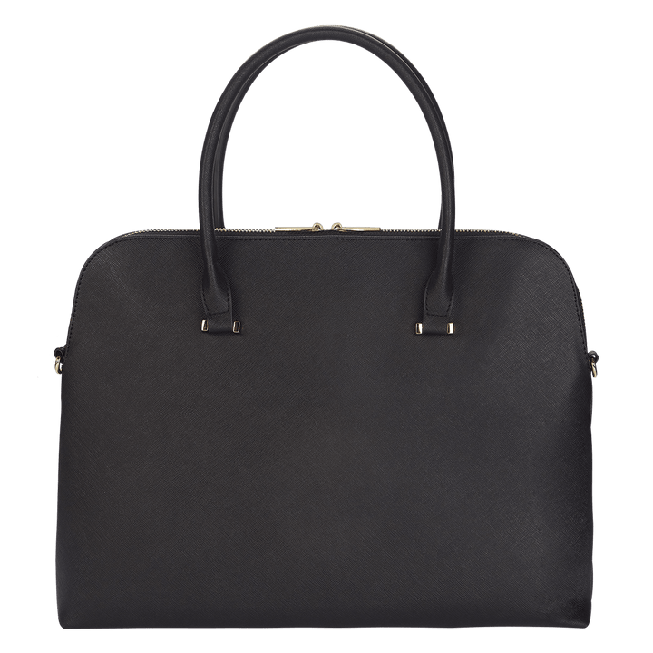 Black - Saffiano Laptop Bag - THEIMPRINT