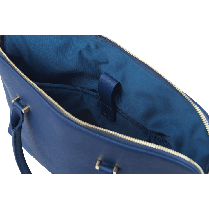 Navy - Saffiano Laptop Bag - THEIMPRINT