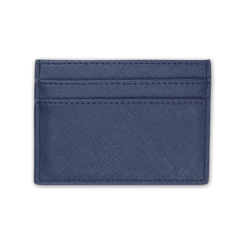 Navy - Saffiano Cardholder - THEIMPRINT