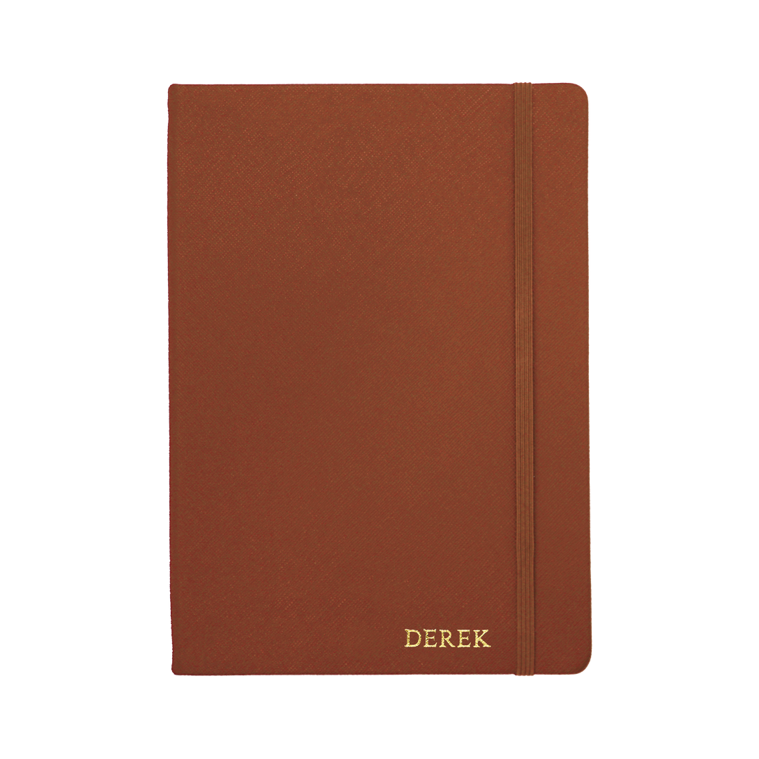 Caramel - A5 Saffiano Notebook - THEIMPRINT
