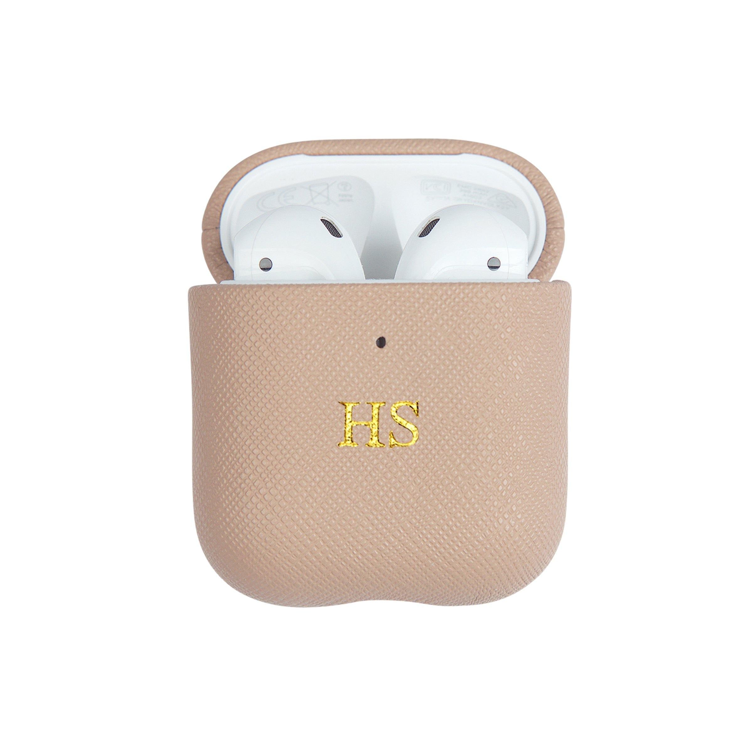 Personalised Saffiano Leather AirPods Pro Gen 2 Case Cover