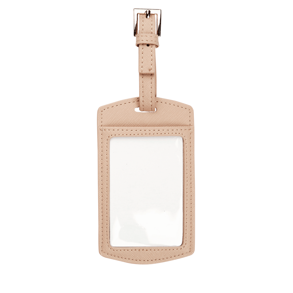 Nude - Saffiano Luggage Tag - THEIMPRINT