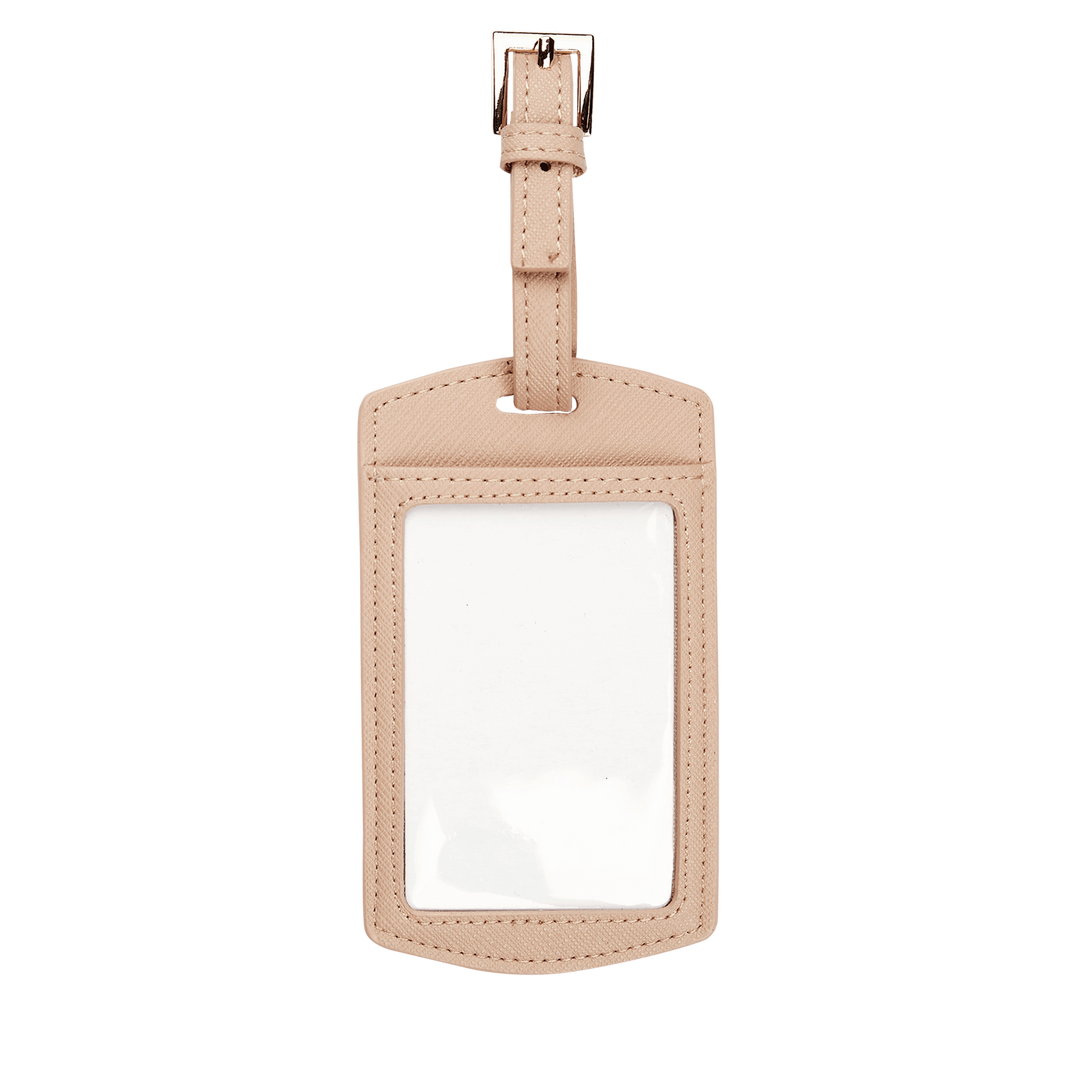 Nude - Saffiano Luggage Tag - THEIMPRINT