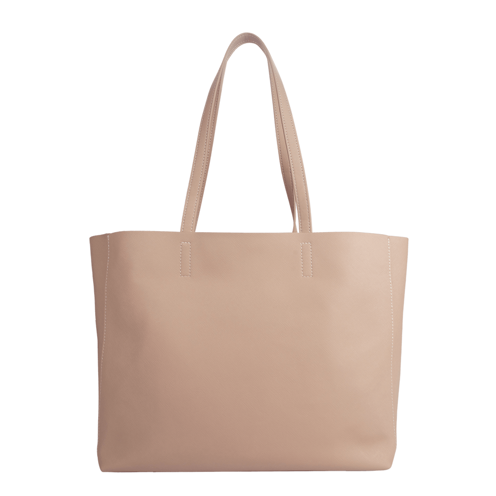 Nude - Saffiano Tote Bag - THEIMPRINT