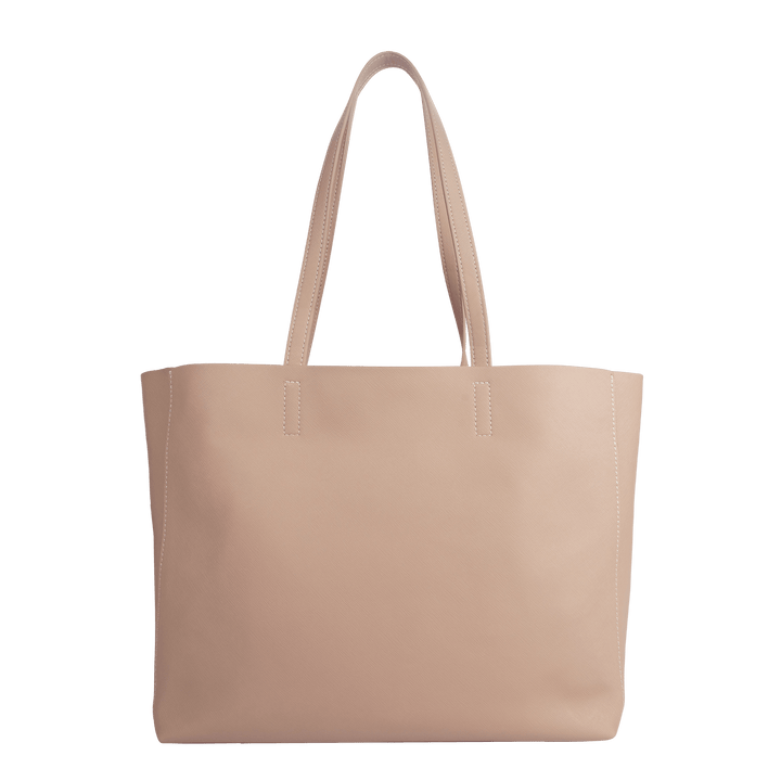 Nude - Saffiano Tote Bag - THEIMPRINT