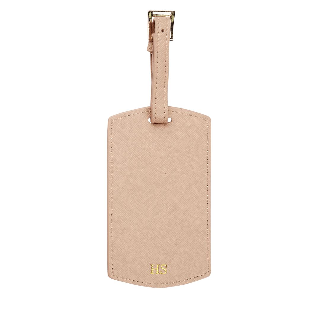Nude - Saffiano Luggage Tag - THEIMPRINT