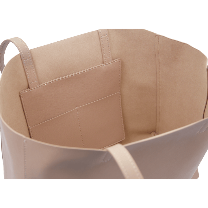 Nude - Saffiano Tote Bag - THEIMPRINT