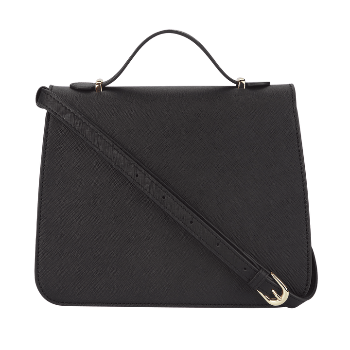 Black - Saffiano Shoulder Bag - THEIMPRINT