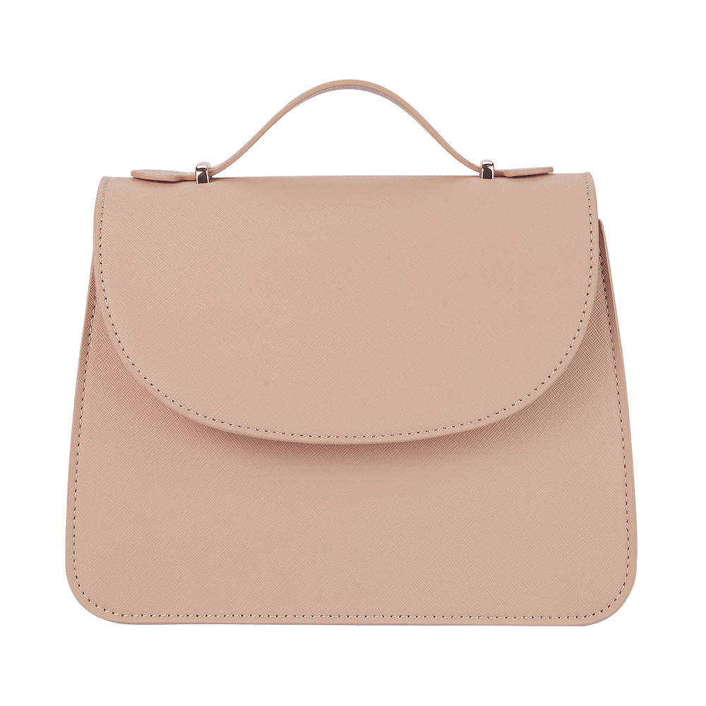 Nude - Saffiano Shoulder Bag - THEIMPRINT