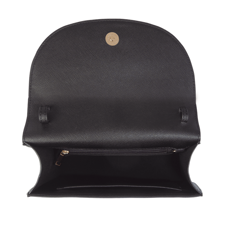 Black - Saffiano Shoulder Bag - THEIMPRINT