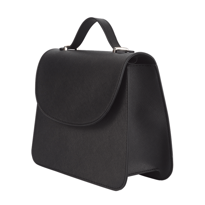 Black - Saffiano Shoulder Bag - THEIMPRINT
