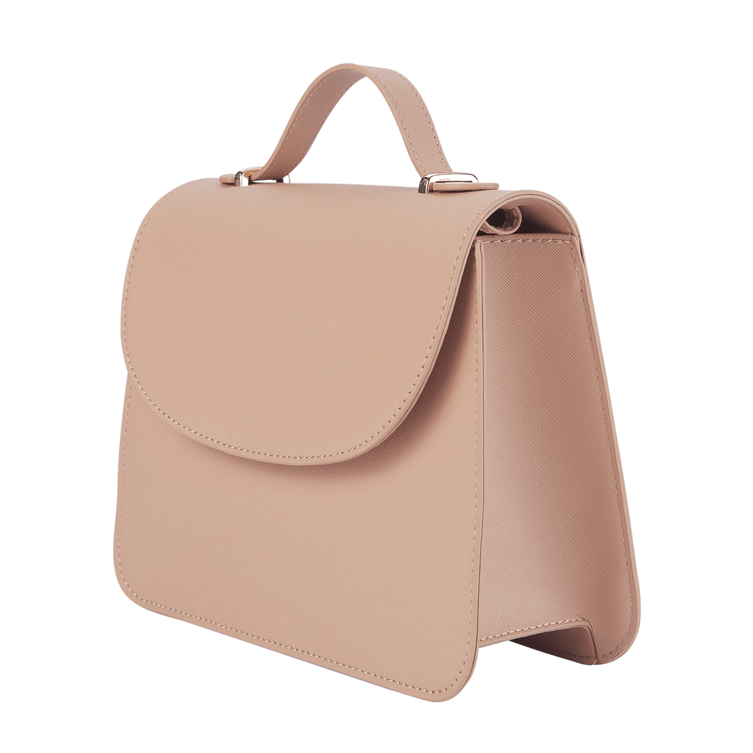 Nude - Saffiano Shoulder Bag - THEIMPRINT