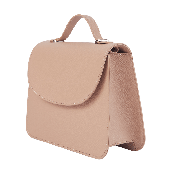 Nude - Saffiano Shoulder Bag - THEIMPRINT