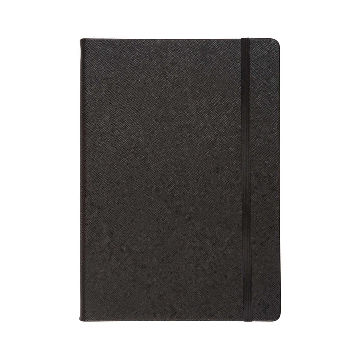 Black - A5 Saffiano Notebook - THEIMPRINT