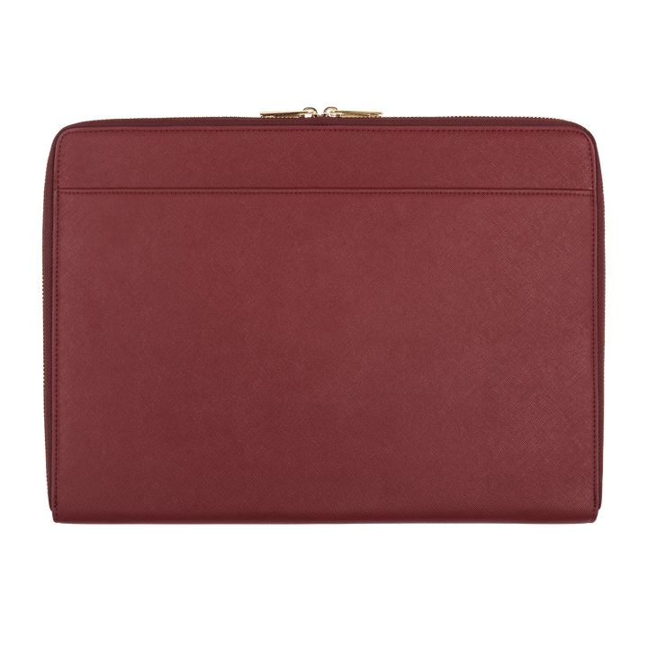Burgundy - Saffiano 13''/14"/16" Laptop Sleeve - THEIMPRINT