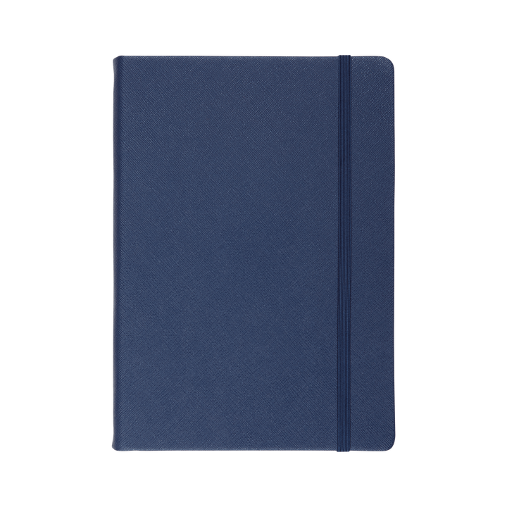 Navy - A5 Saffiano Notebook - THEIMPRINT