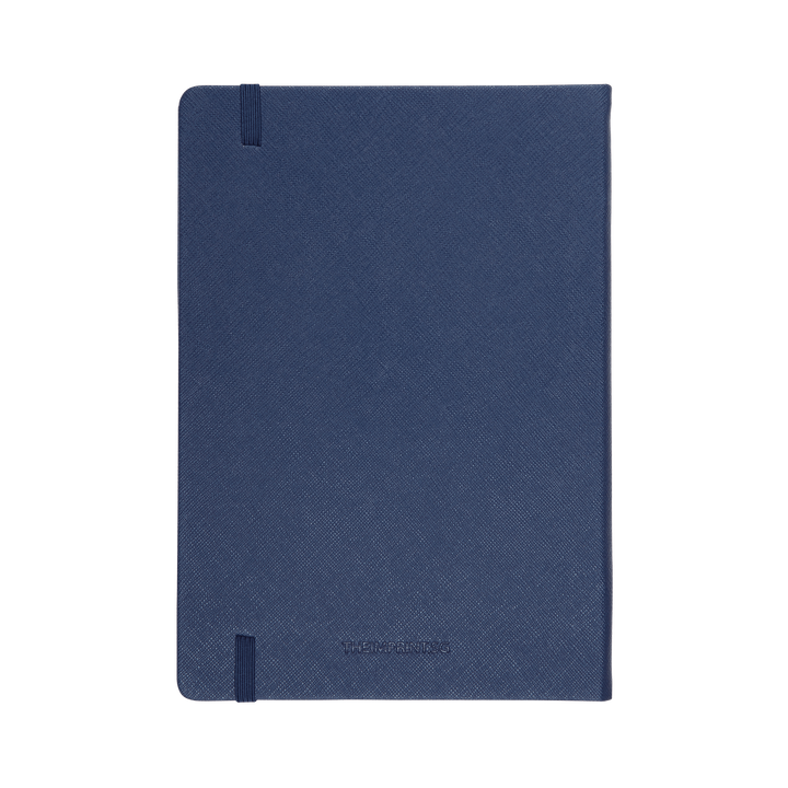 Navy - A5 Saffiano Notebook - THEIMPRINT
