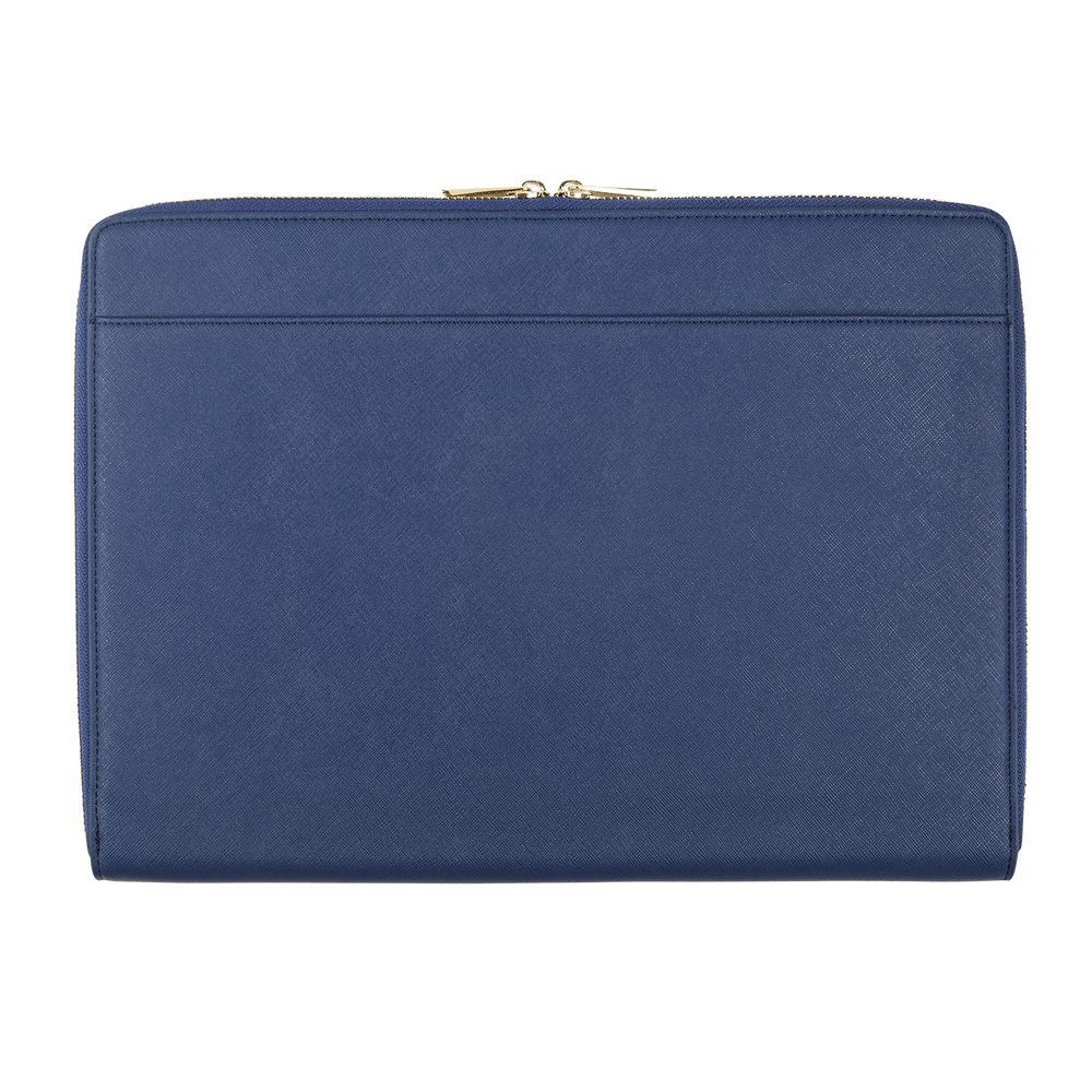 Navy - Saffiano 13''/14"/16" Laptop Sleeve - THEIMPRINT