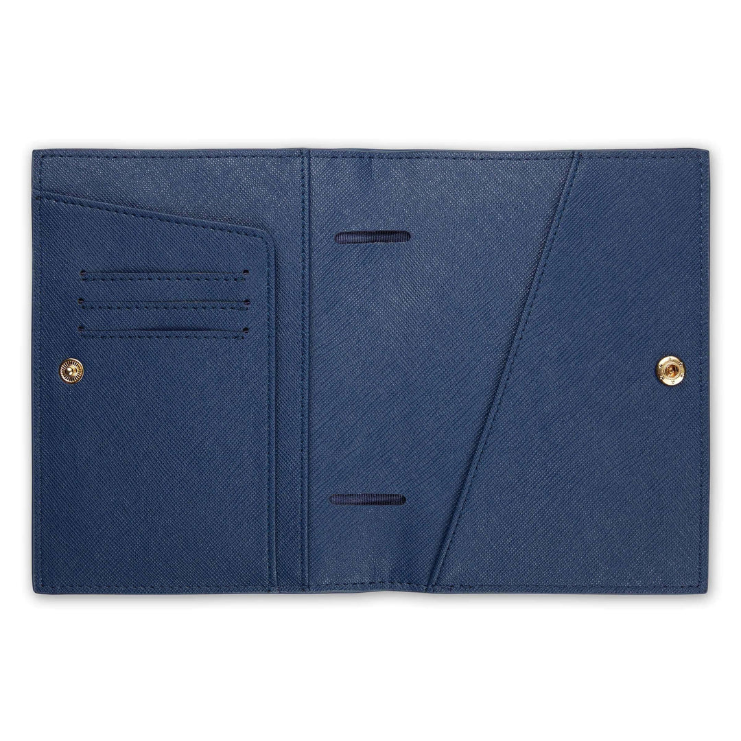 Navy - Saffiano Passport Cover - THEIMPRINT