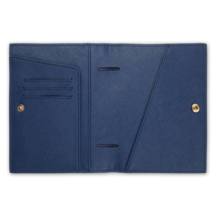 Navy - Saffiano Passport Cover - THEIMPRINT