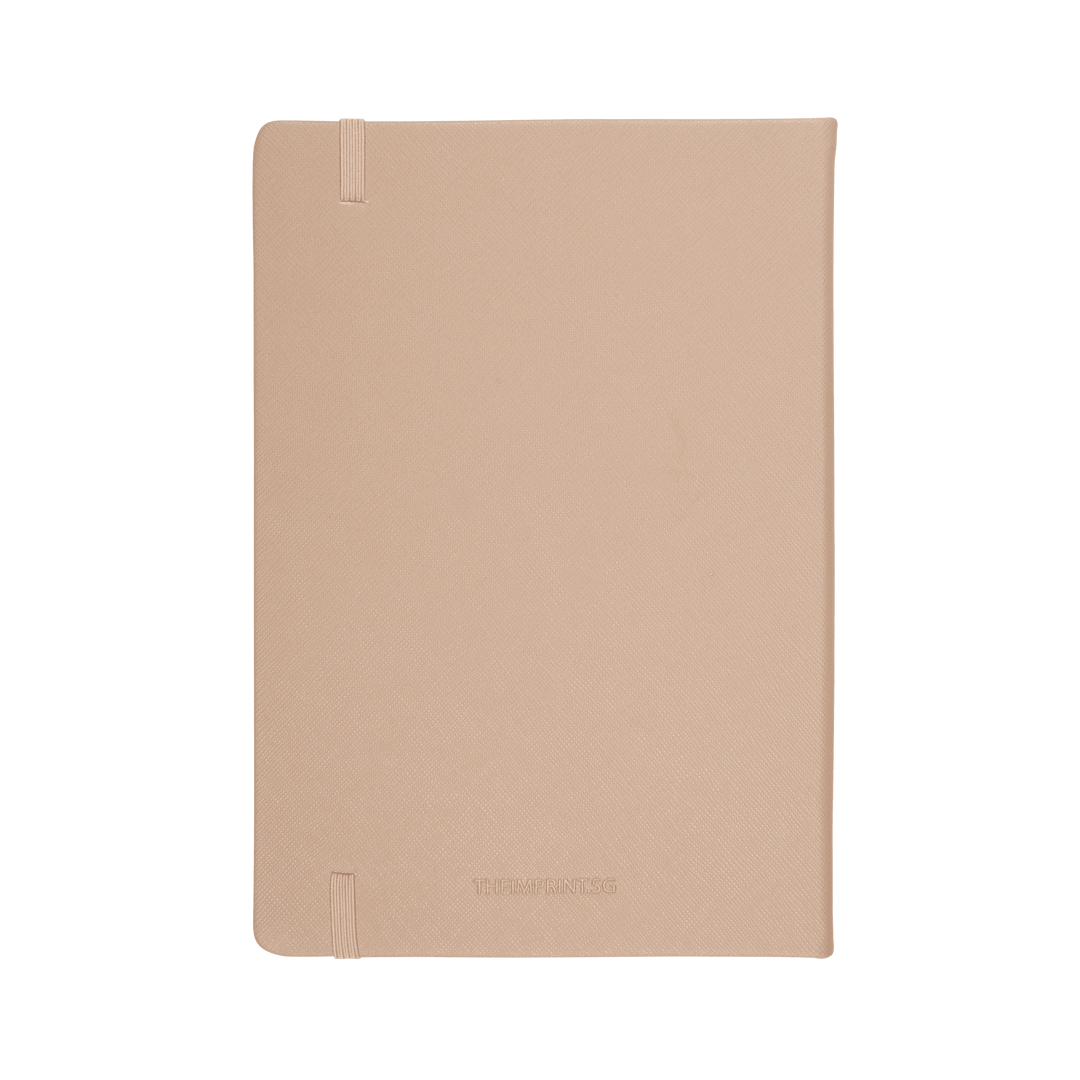 Nude - A5 Saffiano Notebook - THEIMPRINT