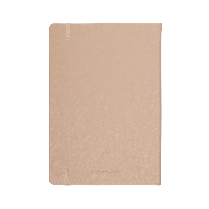 Nude - A5 Saffiano Notebook - THEIMPRINT