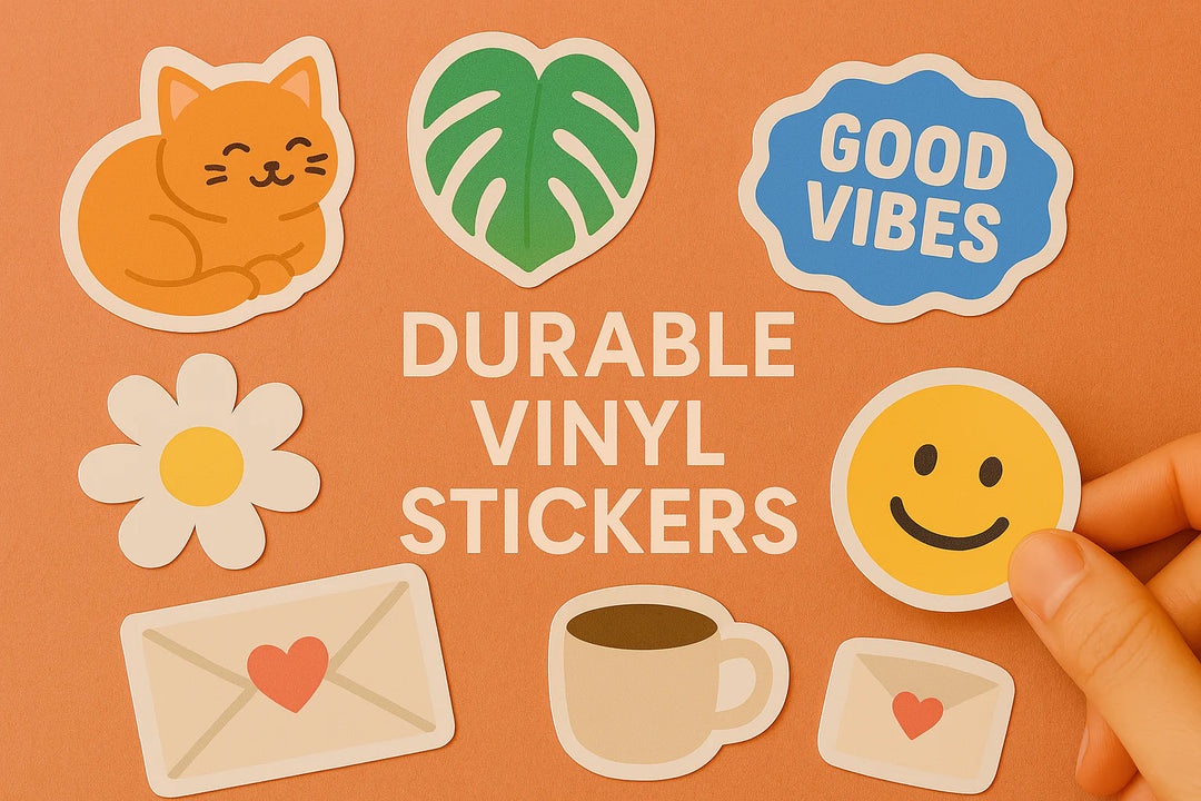 Shop Custom Stickers – No MOQ, Fast Turnaround, Waterproof