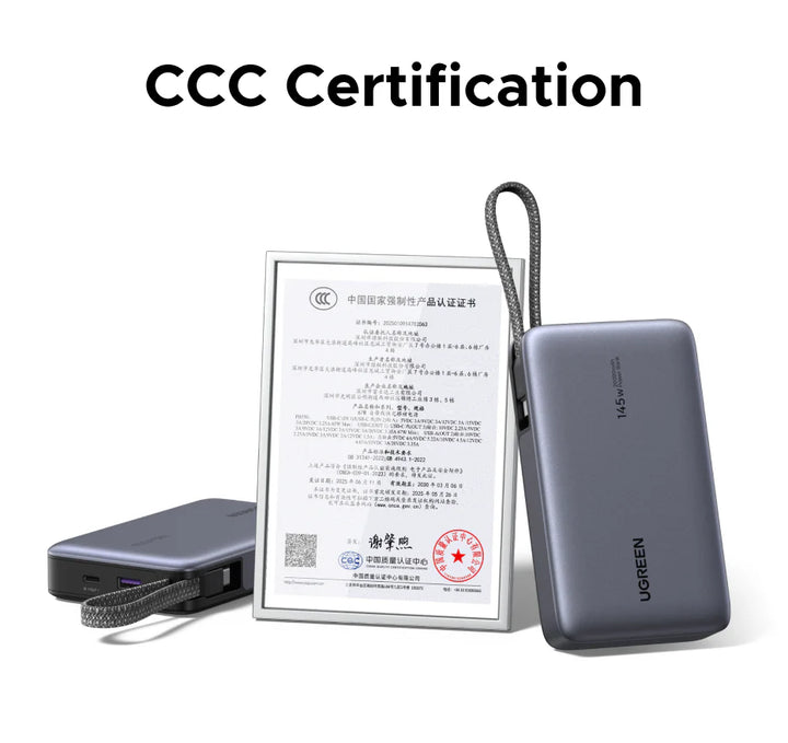 [3C Certified] UGREEN 67W 20000mAh Power Bank