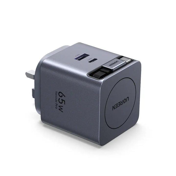UGREEN Nexode Pro 65W Charger with Retractable USB-C Cable